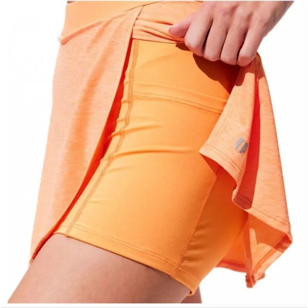 ELEVEN by Venus Williams Love Buzz Tennis Skirt Skort  Nectarine